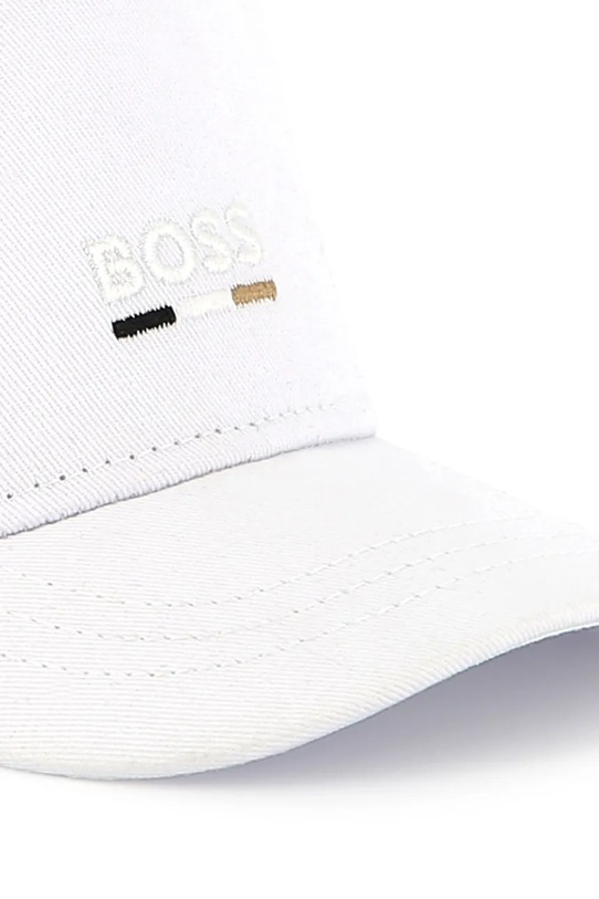 Дитяча бавовняна кепка BOSS білий J51695