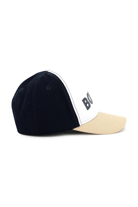Fiú BOSS gyerek pamut baseball sapka J51696 fehér