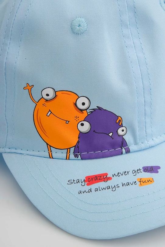 Coccodrillo czapka z daszkiem dziecięca WC5364211ALB niebieski SS25