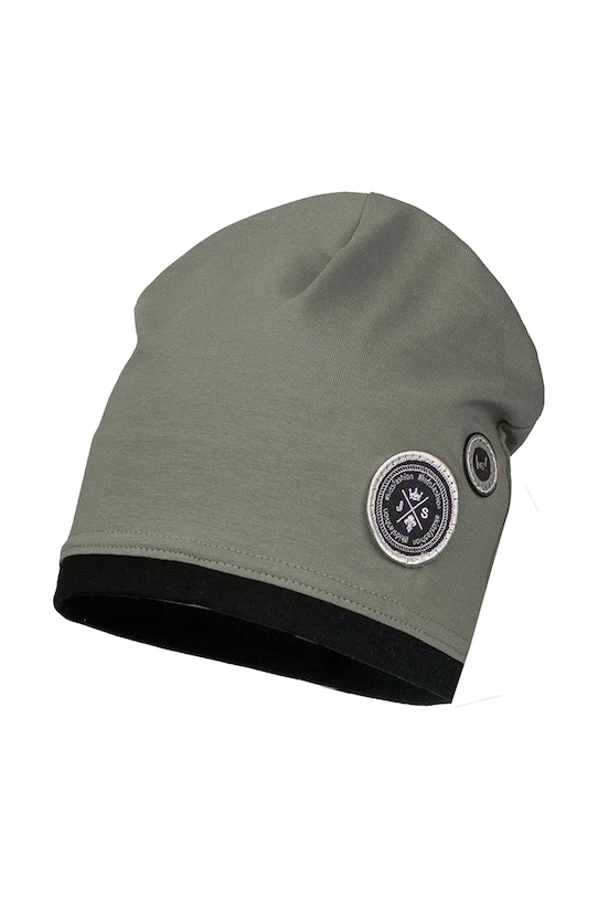 Detská čiapka Jamiks CASPIAN tenká zelená CASPIAN.Na.glo.JWH198.B