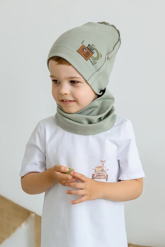 Băieți Jamiks caciula copii OREST OREST.Nakr.glo.JWH063.G verde