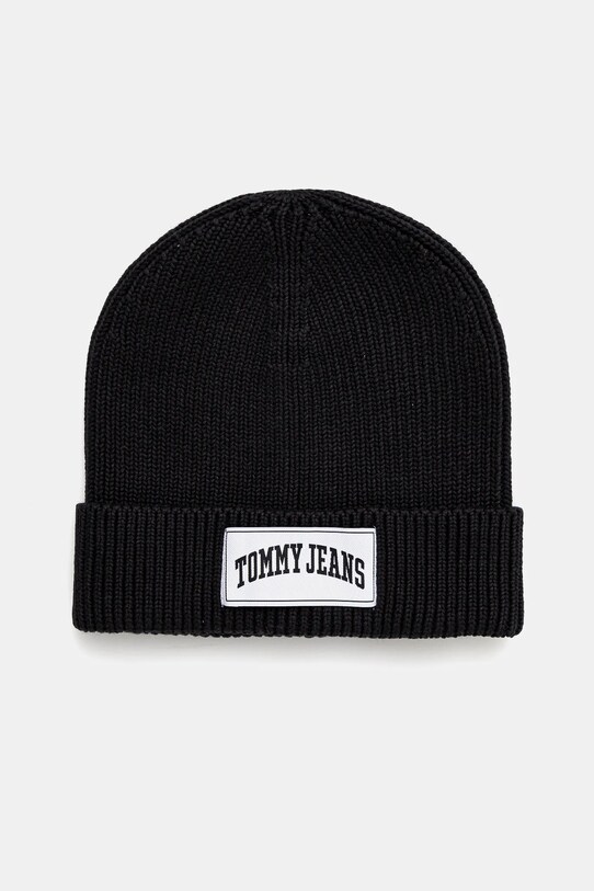Tommy Jeans berretto medio spessore nero AW0AW16993