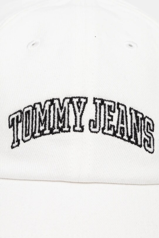 Accesorii Tommy Jeans șapcă de baseball din bumbac AW0AW16992 alb