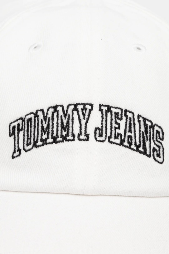 Аксесоари Памучна шапка с козирка Tommy Jeans AW0AW16992 бял