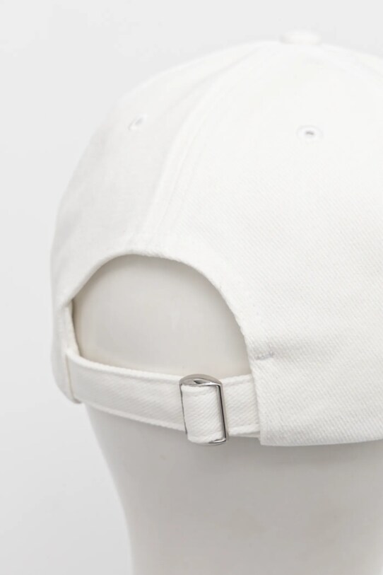 Tommy Jeans șapcă de baseball din bumbac alb AW0AW16992