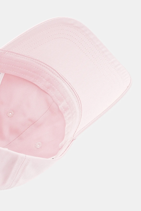 Bavlněná baseballová čepice Tommy Jeans růžová AW0AW16986