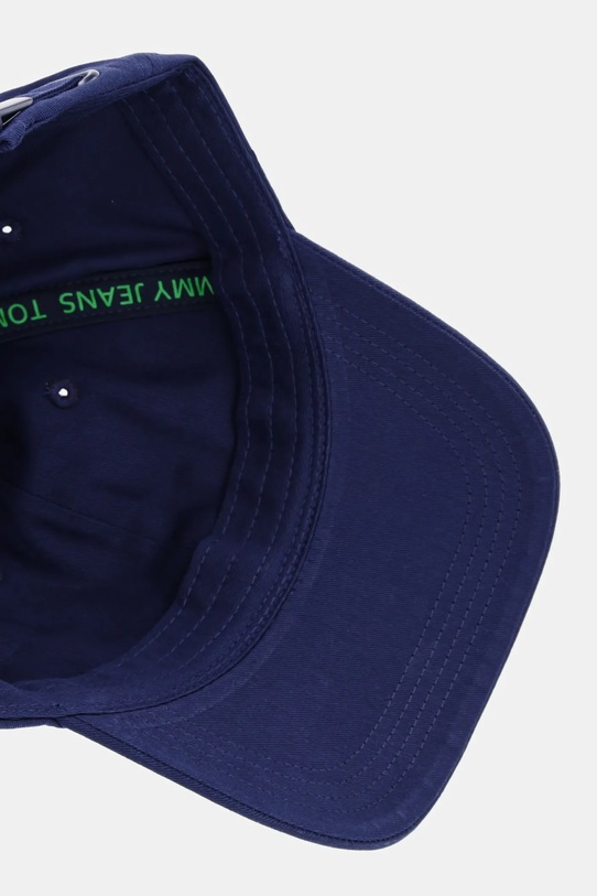 Pamučna kapa sa šiltom Tommy Jeans mornarsko plava AW0AW16986