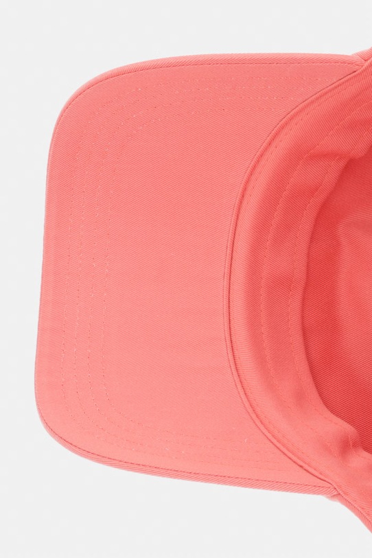 Tommy Jeans шапка с козирка дамска от памук оранжев AW0AW16991