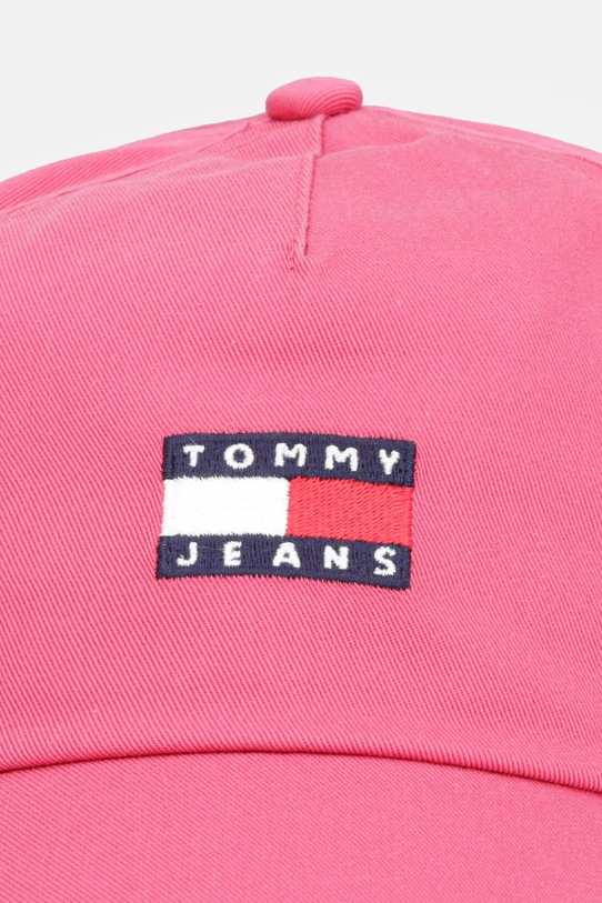 Бавовняна бейсболка Tommy Jeans AW0AW16991 рожевий AW25