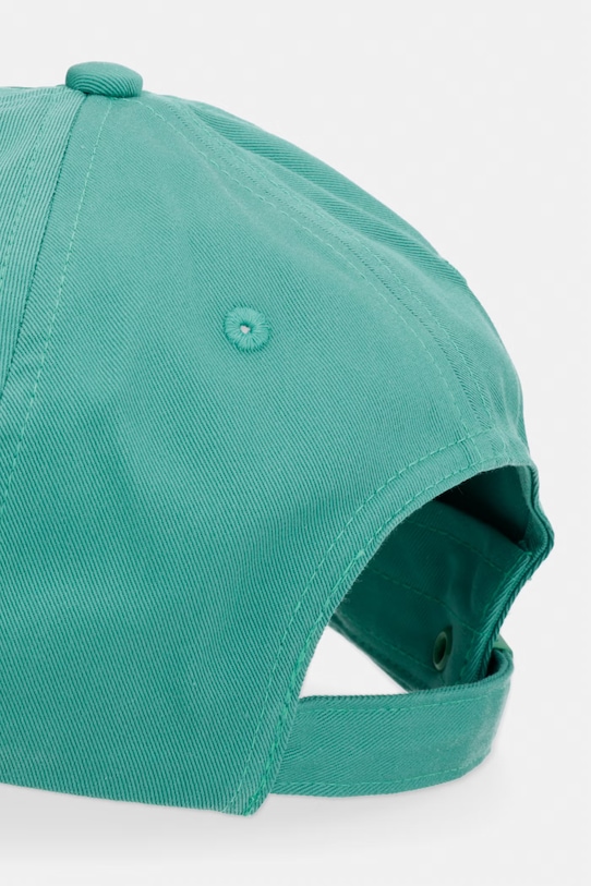 Аксесоари Tommy Jeans шапка с козирка дамска от памук AW0AW16991 тюркоазен