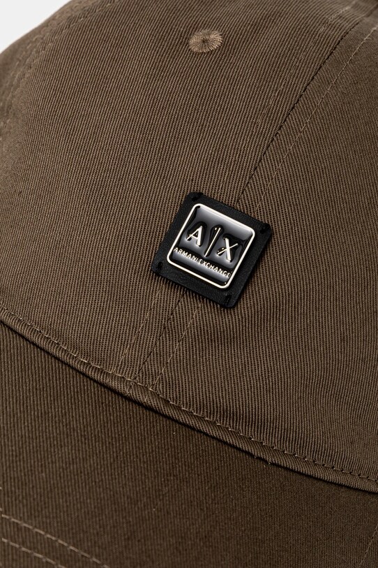 Бавовняна бейсболка Armani Exchange XW000312.AF12128 зелений SS25