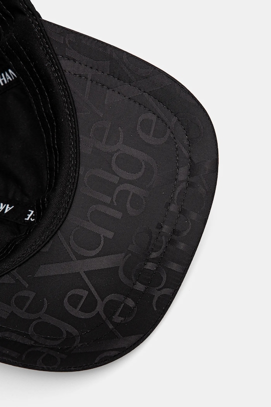 Armani Exchange czapka z daszkiem bawełniana czarny XW000311.AF10852