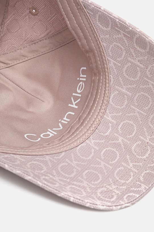 Calvin Klein czapka z daszkiem różowy K60K612871