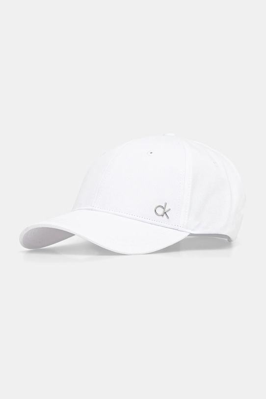 Calvin Klein șapcă de baseball din bumbac bumbac alb K60K613102