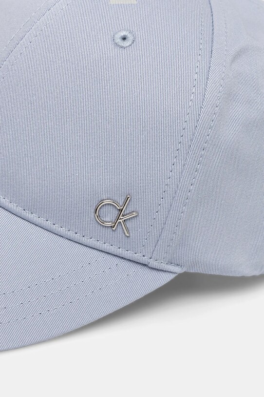 Calvin Klein czapka z daszkiem bawełniana K60K613102 niebieski SS25