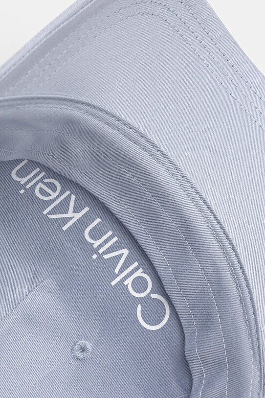 Бавовняна бейсболка Calvin Klein блакитний K60K613102