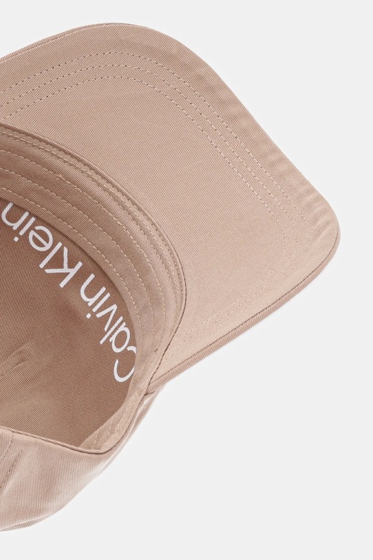 Хлопковая кепка Calvin Klein бежевый K60K613102