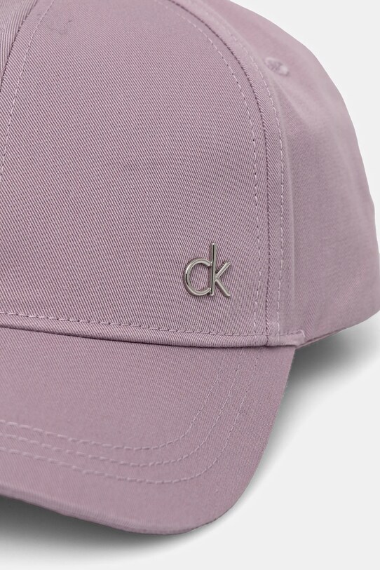Calvin Klein czapka z daszkiem bawełniana K60K613102 różowy SS25