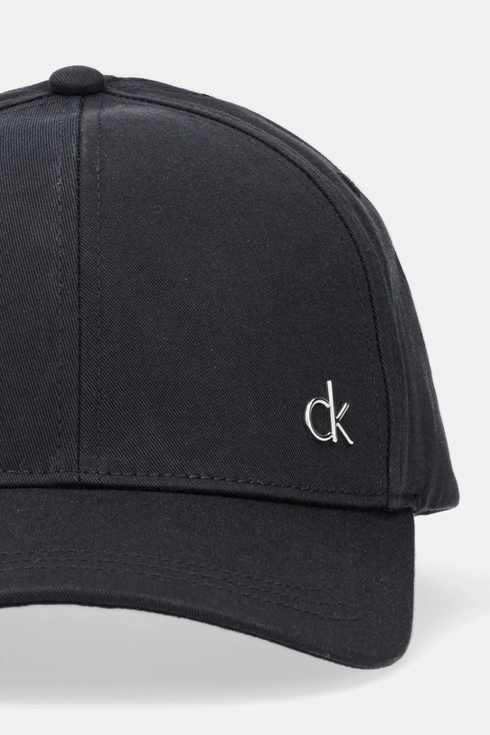 Calvin Klein czapka z daszkiem bawełniana K60K613102 czarny SS25