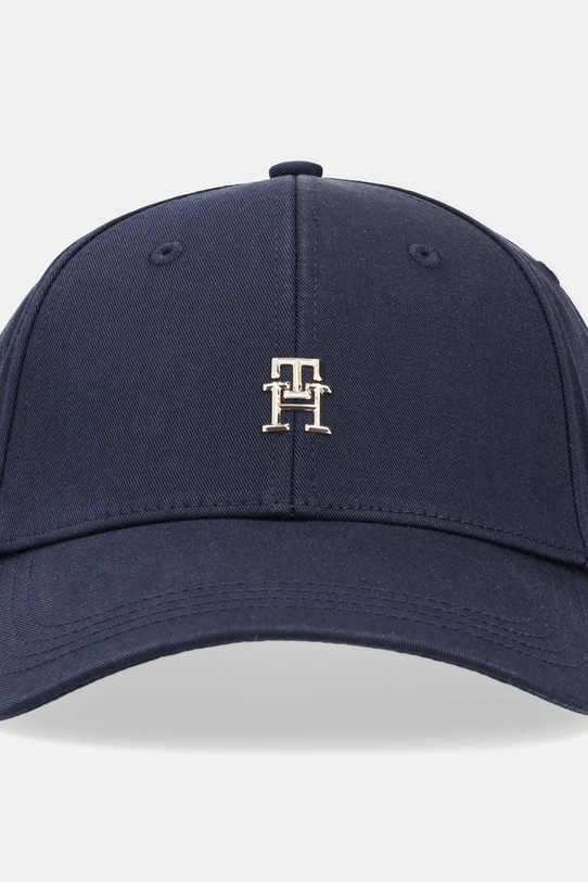 Хлопковая кепка Tommy Hilfiger AW0AW16843 тёмно-синий SS25