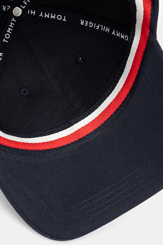 Accesorii Tommy Hilfiger șapcă de baseball din bumbac AW0AW16844 bleumarin