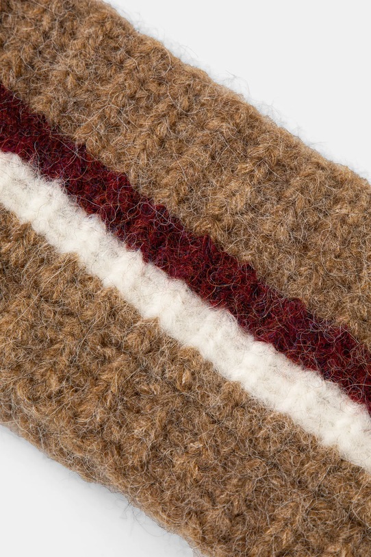 Doplňky Čelenka s příměsí vlny Tommy Hilfiger AW0AW16845 hnědá