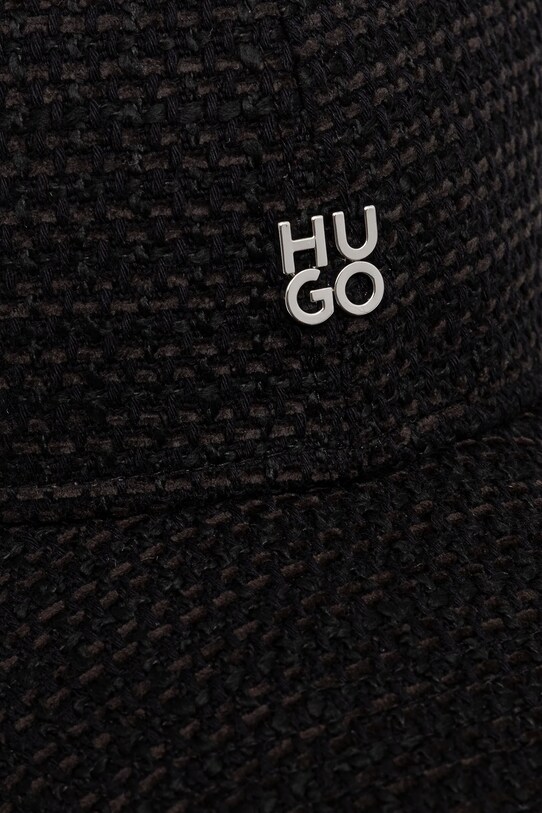 HUGO czapka z daszkiem 50533417 czarny SS25