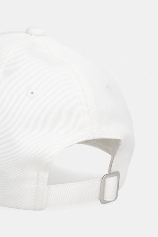 Akcesoria HUGO czapka z daszkiem bawełniana Ally-ME 50533427 biały