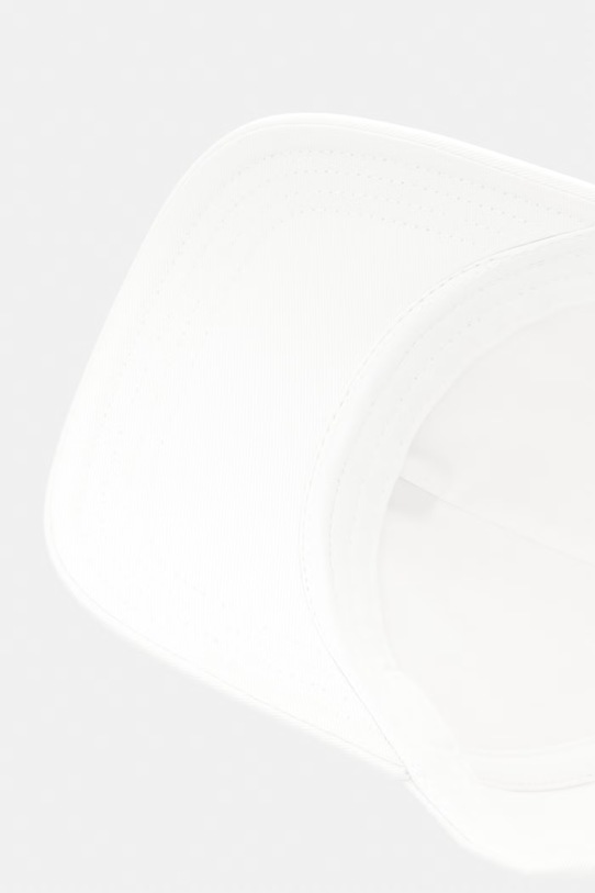 HUGO czapka z daszkiem bawełniana Ally-ME biały 50533427
