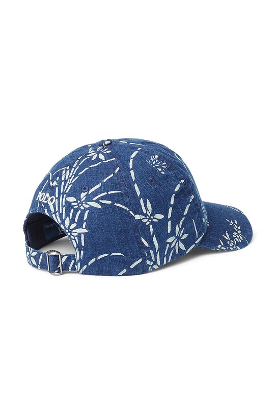 Lanena kapa sa šiltom Polo Ralph Lauren 211967359 plava SS25