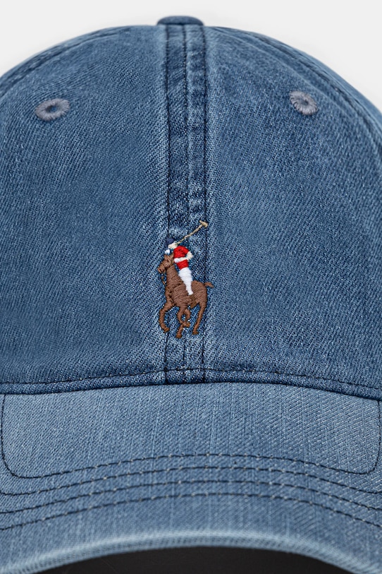 Pamučna kapa sa šiltom Polo Ralph Lauren 211967367 plava SS25