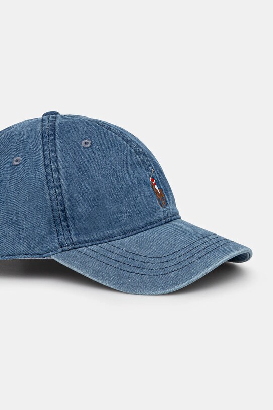 Аксесуари Бавовняна бейсболка Polo Ralph Lauren 211967367 блакитний