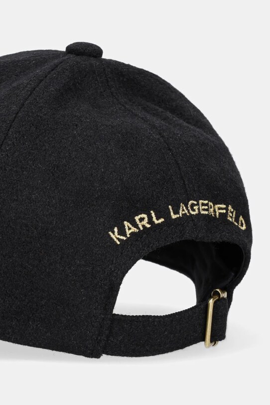 Аксесуари Вовняна кепка Karl Lagerfeld A1W33065 чорний
