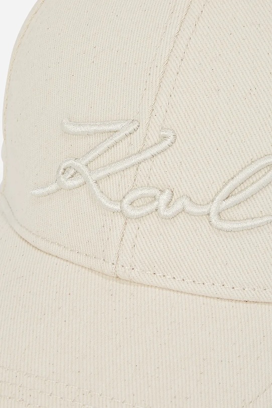 Doplňky Kšiltovka Karl Lagerfeld K/SIGNATURE A1W33069 béžová