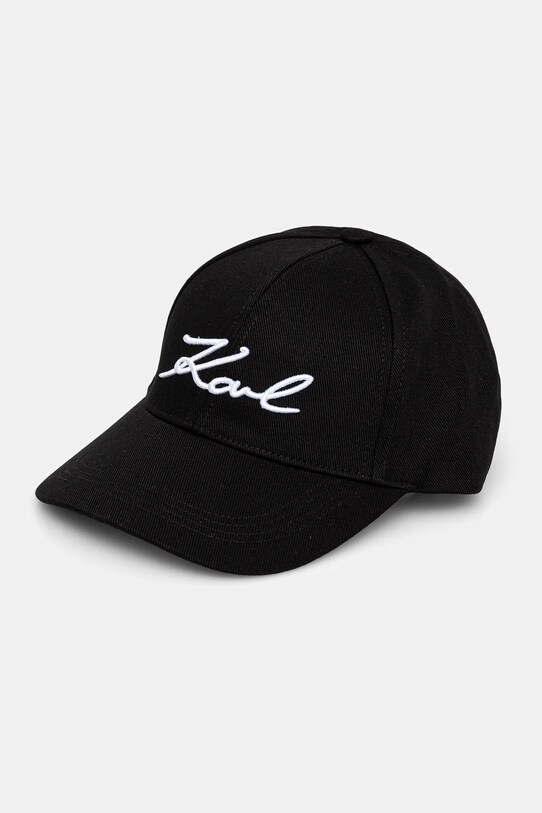Кепка Karl Lagerfeld бавовна чорний A1W33069