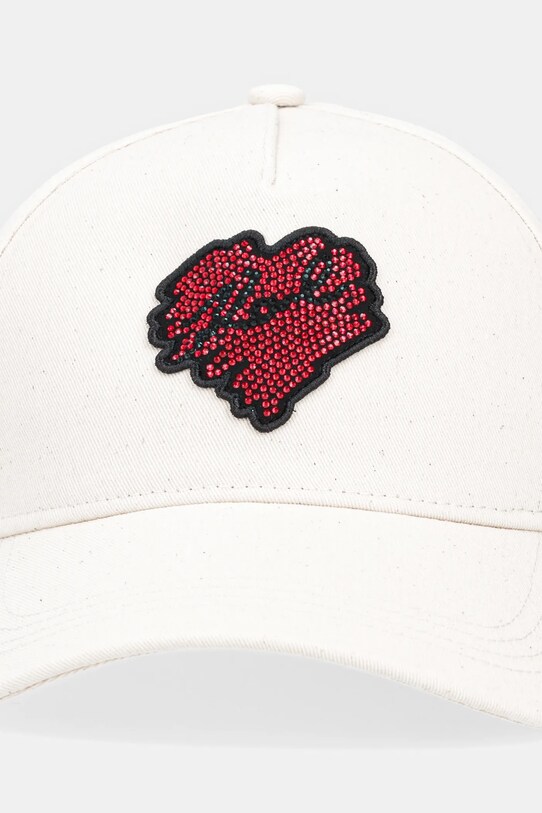 Karl Lagerfeld czapka z daszkiem A1W33159 beżowy SS25