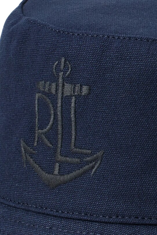 Doplnky Bavlnený klobúk Lauren Ralph Lauren 454966225 tmavomodrá