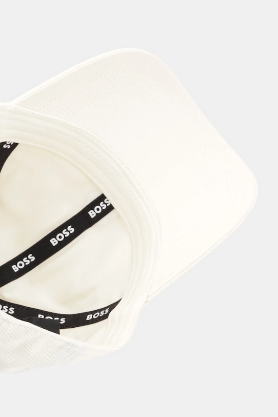 BOSS șapcă de baseball din bumbac bej 50533348