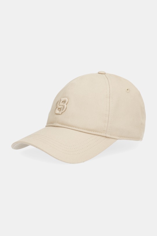 BOSS berretto da baseball in cotone cotone beige 50533348