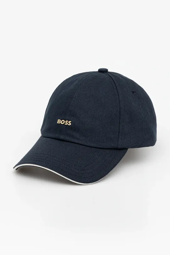 Bavlněná baseballová čepice BOSS bavlna námořnická modř 50533367