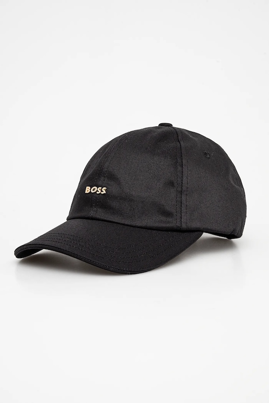 BOSS șapcă de baseball din bumbac bumbac negru 50533367