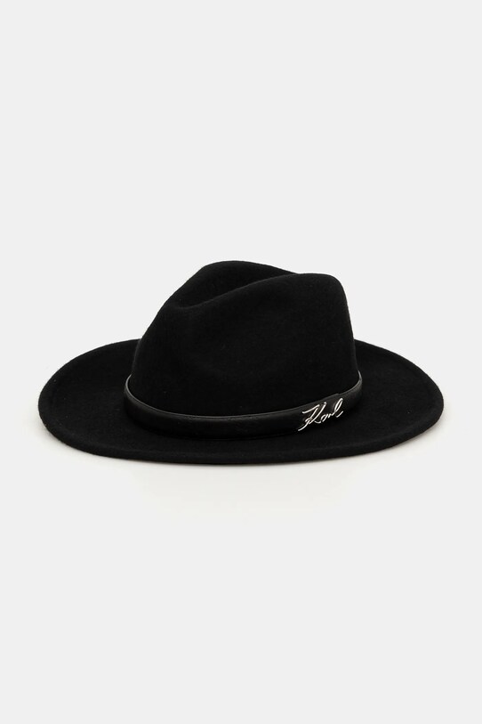 Karl Lagerfeld palarie de lana lana negru A1W33182