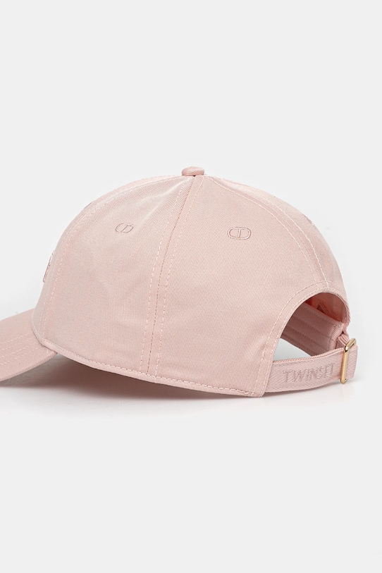 Аксесуари Бавовняна бейсболка Twinset 251TO5450 рожевий