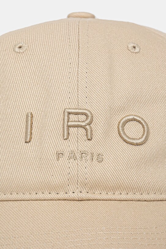 IRO berretto da baseball in cotone WP90GREBSFT beige SS25