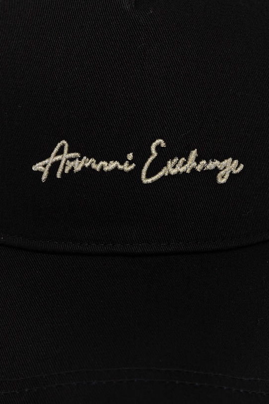 Armani Exchange czapka z daszkiem bawełniana XW000956.AF13848.NOS czarny AA00