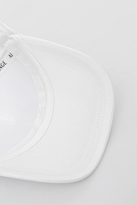Armani Exchange berretto da baseball in cotone bianco XW000957.AF13846.NOS