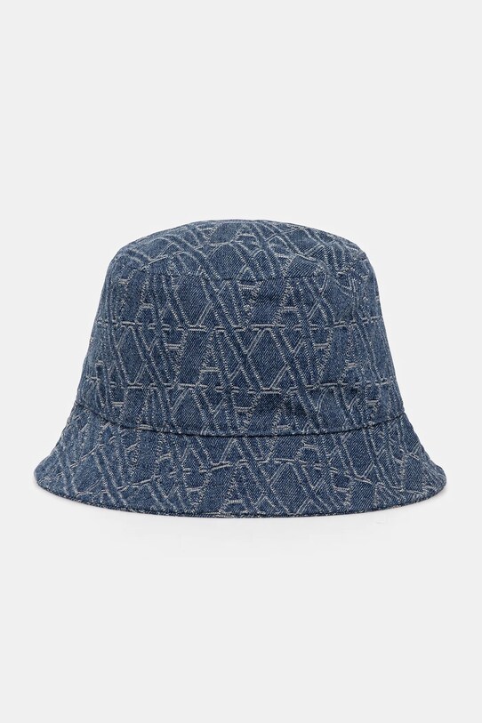Džínsový klobúk Armani Exchange Planet friendly tmavomodrá XW000892.AF13469