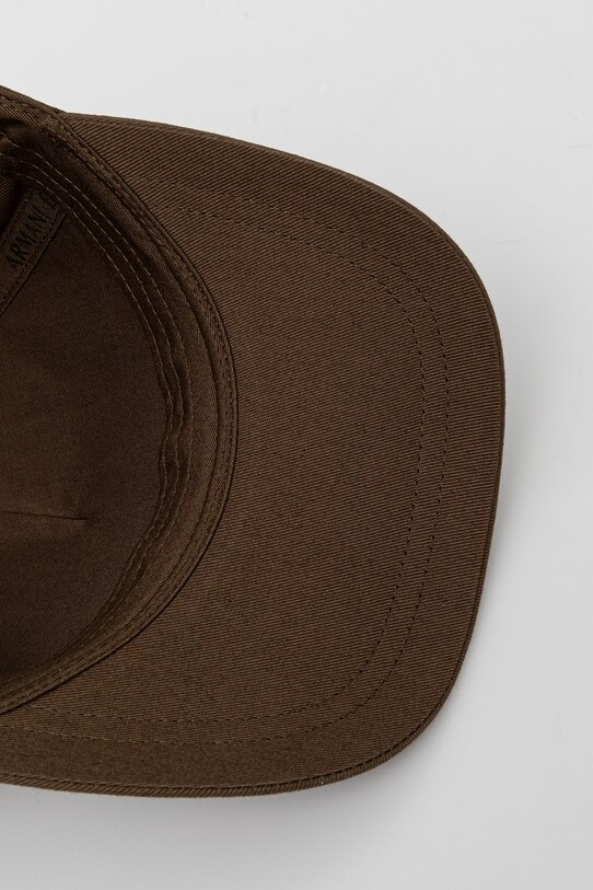 Бавовняна бейсболка Armani Exchange зелений XW001179.AF14711