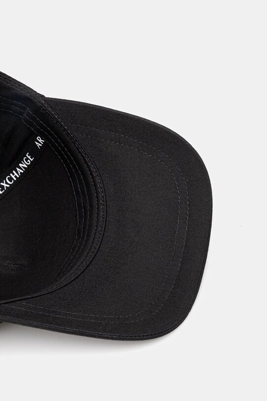 Bavlněná baseballová čepice Armani Exchange černá XW000888.AF13432