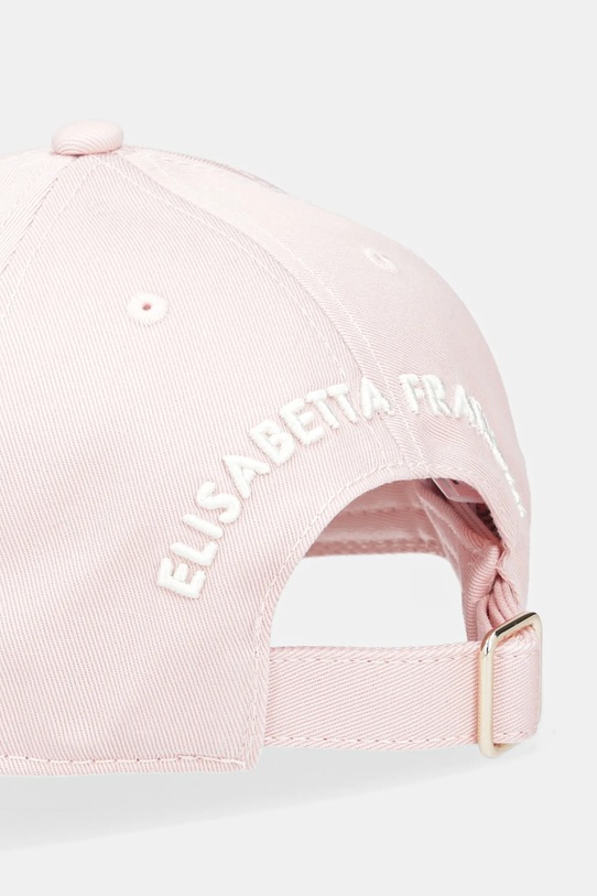 Doplnky Bavlnená šiltovka Elisabetta Franchi CL06F51E2 ružová